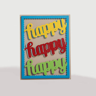 Retro - Happy Card