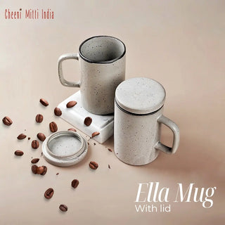 Ella Mug With Lid | Grey