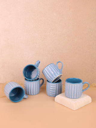 Mehmaan Tea Cups | Set of 2 | Blue