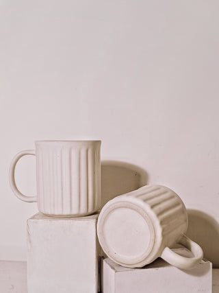 Pondicherry Matte Mug | White