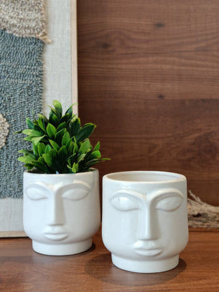 Ceramic Face Planter