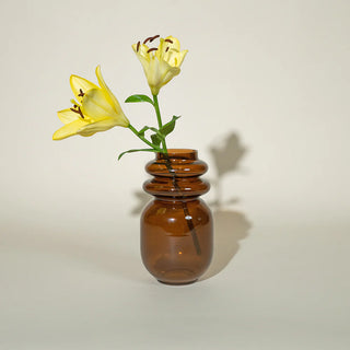 Loop Glass Vase - Haze Brown