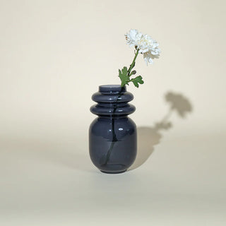 Loop Glass Vase - Slate Grey