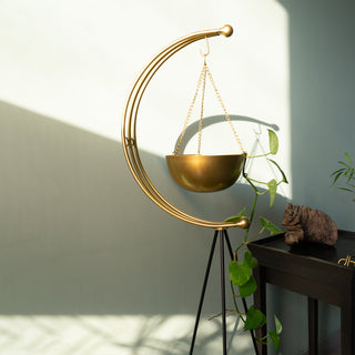 muun tripod planter - Black and Gold