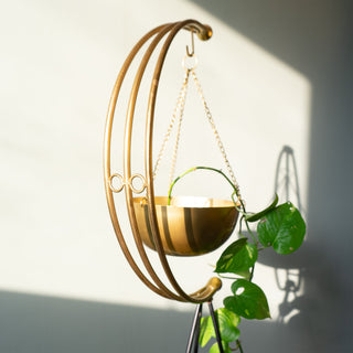 muun tripod planter - Black and Gold