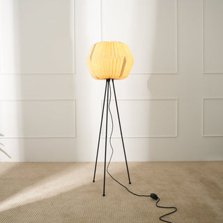 Lifo Floor Lamp - Origami, Linen Floor Lamp, Knock Down Tripod Stand