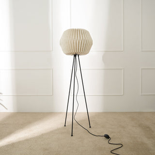 Lifo Floor Lamp - Origami, Linen Floor Lamp, Knock Down Tripod Stand