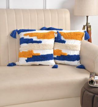 Abstract Design Tufted Cushion Cover