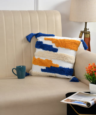 Abstract Design Tufted Cushion Cover