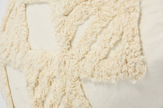 Pristine White Tufted Cushion Cover