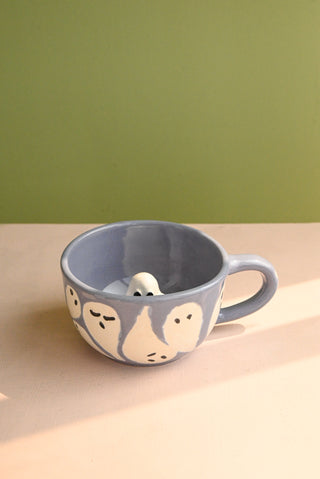 Lavender Ghost Ceramic Mug