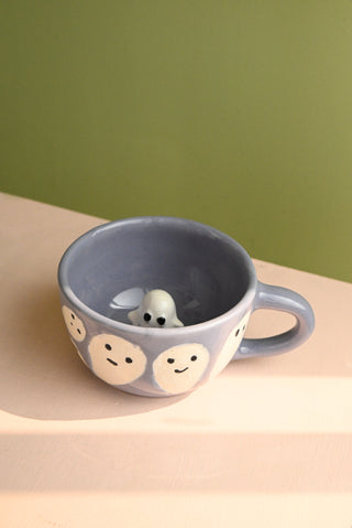 Lavender Ghost Ceramic Mug