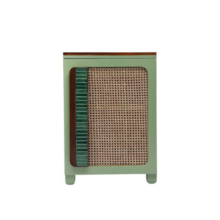 Tropico Cane Single Door Cabinet