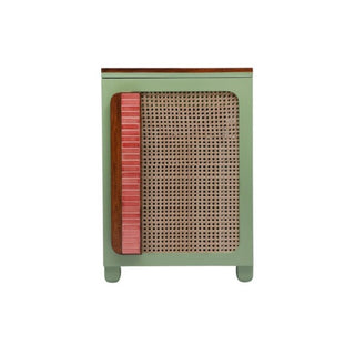 Tropico Cane Single Door Cabinet