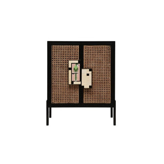 "Gobleto Cane  Bar Cabinet "