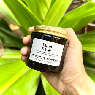 Into the Forest Coconut Wax Botanical Candle