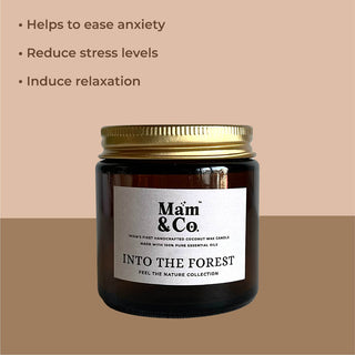 Into the Forest Coconut Wax Botanical Candle