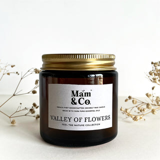 Valley of Flowers Coconut Wax Botanical Candle