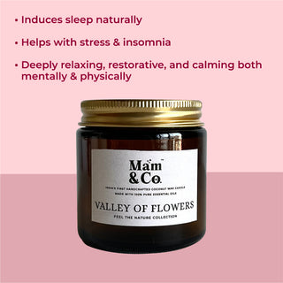 Valley of Flowers Coconut Wax Botanical Candle