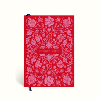 Pomegranate Vine, Pomegranate, Journal, Plain Notebook, Ruled Notebook, Dotted Notebook, Bullet Journal, Personalised Notebook, Diary Notebook, Customisable Notebook, Diary, The Muddy Jumpers