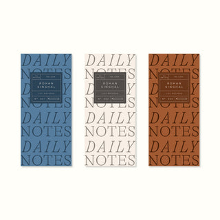 Daily Notes, Typographic Design, Typography, Nordic Colour Palette, List Notepad, Listpad, Daily Planners, Productivity Planner, Personalised Planner, Personalised List pad, Journals and Planners, Planners and Journals, Journal Book Diary, To-Do List, Weekly Planner, Desk Planner, Undated Planners, The Muddy Jumpers