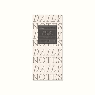 Daily Notes