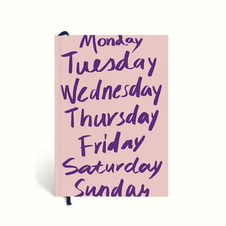 Typographic Notebook, Daily Planners, Productivity Planner, Journals and Planners, Planners and Journals, Journal Book Diary, To-Do, Weekly Planner, Desk Planner, Undated Planners, The Muddy Jumpers