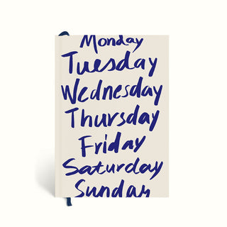 Typographic Notebook, Daily Planners, Productivity Planner, Journals and Planners, Planners and Journals, Journal Book Diary, To-Do, Weekly Planner, Desk Planner, Undated Planners, The Muddy Jumpers