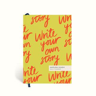 Write your own story, typographic cover, Daily Planners, Personalised Planner, Productivity Planner, Journals and Planners, Planners and Journals, Journal Book Diary, To-Do, Weekly Planner, Desk Planner, Undated Planners, The Muddy Jumpers, Habit Tracker, Meal Planner