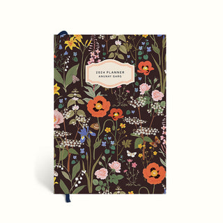 Floral Illustration, Floral Pattern, Time to Bloom, Personalised 2024 Planner, Dated Planner, Personalised Planner, 2024 Planner, 2024 Diary, Annual Diary, Planner 2024, Yearly Diary, New Year Diary, New Year Journal, Yearly Journal, Year Planners 2024, Planner 2024, The Muddy Jumpers