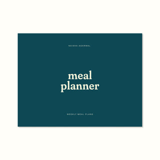 Meal Planner, Personalised Meal Planner, Meal Planning, Weekly Meal Planning, Food Planner, Recipe Book, The Muddy Jumpers, Daily Planner, Journals, 
