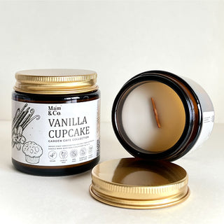 Vanilla Cupcake Coconut Wax Botanical Candle