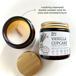 Vanilla Cupcake Coconut Wax Botanical Candle