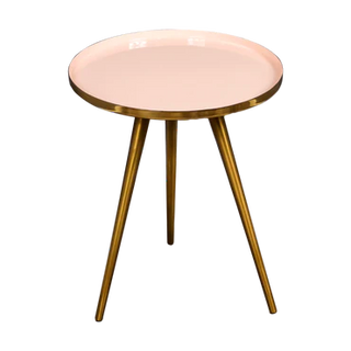 Golden Horizon Table - Blush Pink