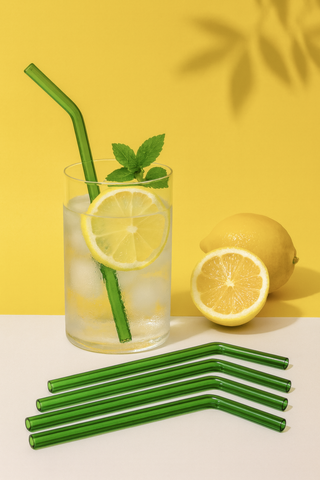 Going Green 6  Glass Straws