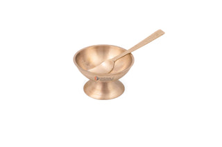 Kansa Ice Cream Bowl Set of 2 (With Spoon)
