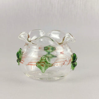 Art Glass Jade Jewel  Abstract Bowl /Vase