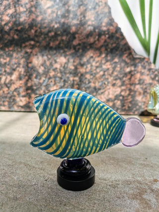 Fish Table Decor Glass- TE