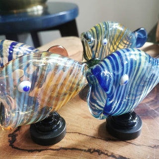 Fish Table Decor Glass- TE-2