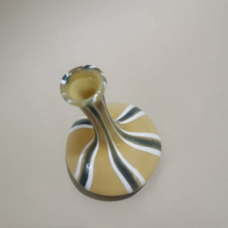 Murano Glass Style Vase- Earthy Hues