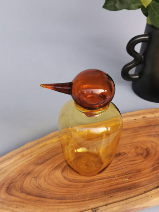 Glass Bird Figurine - Handblown (Sunrise Bob)