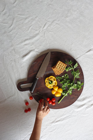 Acacia Wood Round Platter