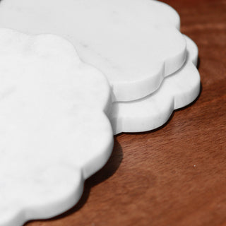 Scallop Marble Coasters