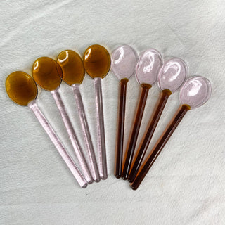 Glass Stirring Spoons Set