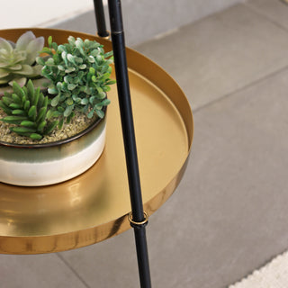 muun tripod planter - Black and Gold