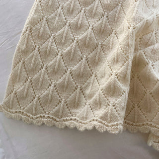 Hygge Ivory Knitted Throw