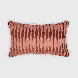 Ripple Rhubarb Oblong Cushion Cover