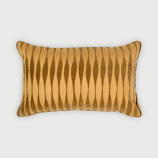 Ripple Tan Brown Oblong Cushion Cover