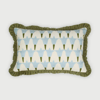 Tulip Light Blue Oblong Cushion Cover