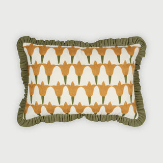 Tulip Peach Oblong Cushion Cover